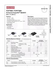 FCP7N60 datasheet.datasheet_page 1