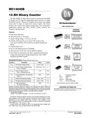 MC14040BDR2G Datenblatt PDF