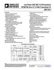 ADF7242BCPZ-RL 数据规格书 1