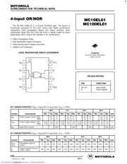 MC10EL01D datasheet.datasheet_page 1