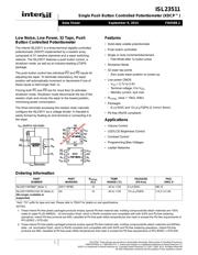 ISL23511WFB8Z datasheet.datasheet_page 1