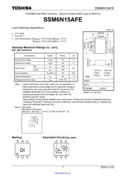 SSM6N15AFE datasheet.datasheet_page 1