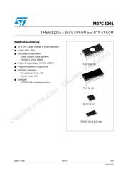 M27C4001-12F1 Datenblatt PDF