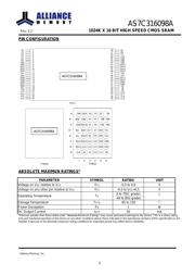 AS7C316098A-10BIN 数据规格书 3