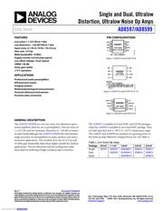 AD8597ARZ-REEL7 Datenblatt PDF