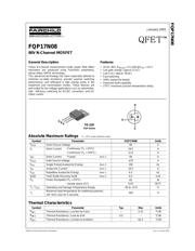 FQP17N08 datasheet.datasheet_page 1