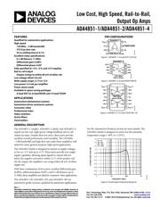 ADA4851-4YRUZ datasheet.datasheet_page 1