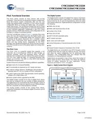 CY8C21634-24LFXI datasheet.datasheet_page 2