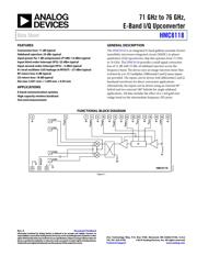 HMC8118 数据规格书 1