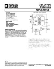 AD9713BBP 数据规格书 1