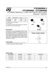 STP20NM60A datasheet.datasheet_page 1