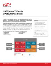 CP2102N-A01-GQFN28 Datenblatt PDF