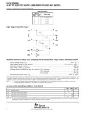 SN74CBT16390DGGR 数据规格书 2