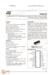 TDA9111 datasheet.datasheet_page 1