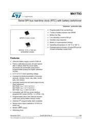 M41T93RMY6F datasheet.datasheet_page 1