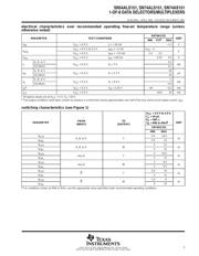 SN74AS151DR 数据规格书 5