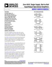 AD8552ARZ-REEL7 Datenblatt PDF