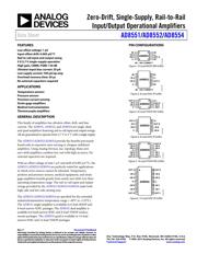 AD8554ARUZ Datenblatt PDF