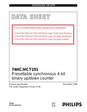 74HC191 datasheet.datasheet_page 1