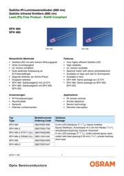 SFH484 Datenblatt PDF