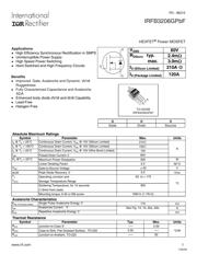 IRFB3206GPBF Datenblatt PDF