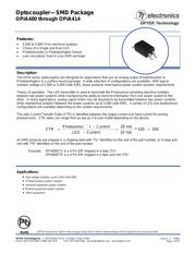 OPIA401BTU 数据规格书 1