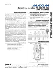 MAX1480BCPI+ Datenblatt PDF
