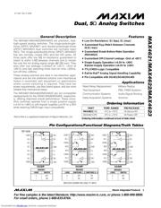 MAX4622ESE+T Datenblatt PDF