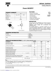IRF644 Datenblatt PDF