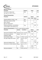 SPP20N60S5XK 数据规格书 2