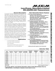 MAX1487ECSA+ Datenblatt PDF