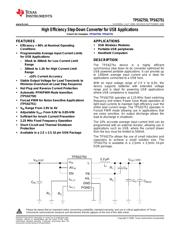 TPS62751DSKT 数据规格书 1