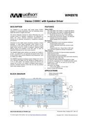 WM8978CGEFL/RV datasheet.datasheet_page 1