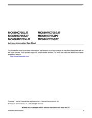 MC68HC705JJ7CDW 数据规格书 3