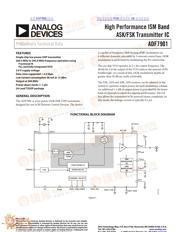 ADF7901 datasheet.datasheet_page 1
