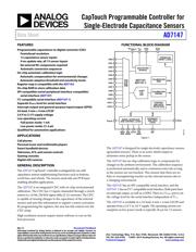 AD7147ACPZ-1500RL7 Datenblatt PDF