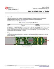 HDC1050EVM 数据规格书 2
