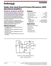 ISL28214FBZ datasheet.datasheet_page 1