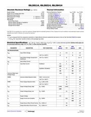 ISL28114FEZ-T7A 数据规格书 4