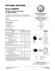 NTB75N06T4G datasheet.datasheet_page 1