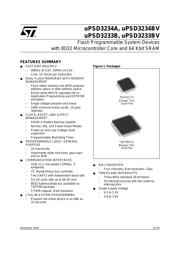 UPSD3233B-40U1 数据规格书 1