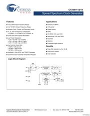 CY25812ZXC datasheet.datasheet_page 1