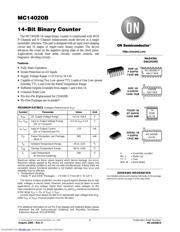 MC14020BCP Datenblatt PDF