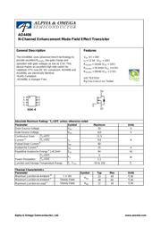 AO4406 Datenblatt PDF