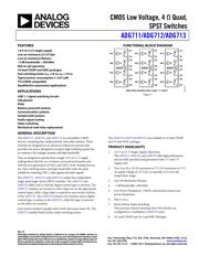 ADG711BRUZ Datenblatt PDF