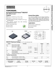 FDMS86150ET100 数据规格书 1