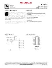 ICS8543BGLF datasheet.datasheet_page 1