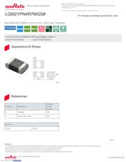 LQM21PN4R7MGSD 数据规格书 1