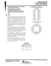 SN74F240N 数据规格书 1