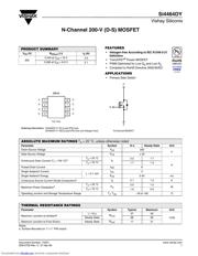 SI4464DY-T1-E3 Datenblatt PDF